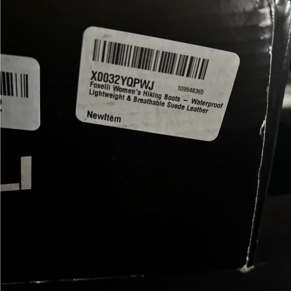 Foxelli Boots Women’s 9 Hiking Waterproof Blue Outdoor Camping Lace Up- Sz 9 - Picture 8 of 8